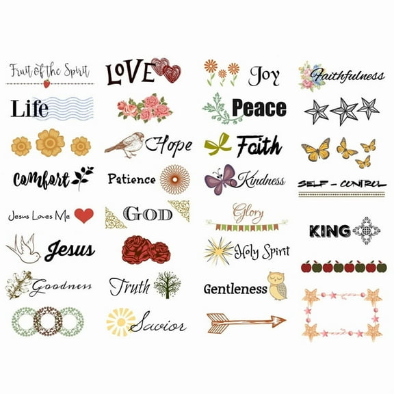 Cute Funny Design Words Precut Waterproof Decoration Album Planner Stickers Scrapbooking Diary Sticky Paper Flakes