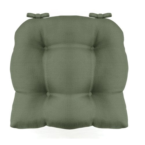 CHI Madison 16" x 16" Woven Cushioned Chair Pad with Ties