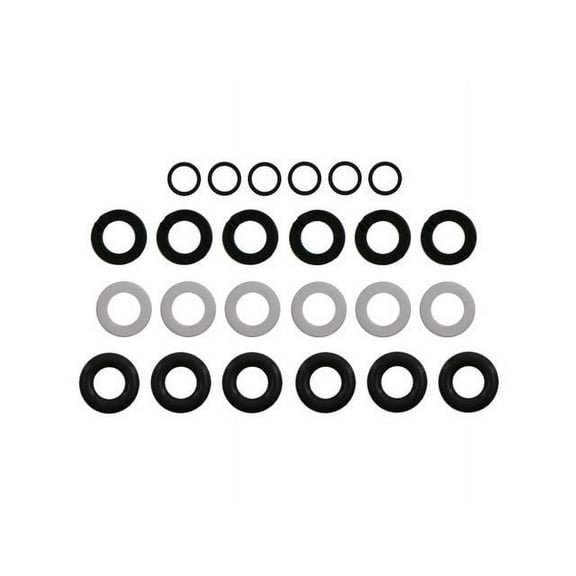 Upper and Lower Fuel Injector O-Ring - Compatible with 2010 - 2016 Cadillac SRX 2011 2012 2013 2014 2015