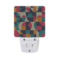 thumbnail image 5 of Yayeee LED Plug in Night Light for The Home with Auto Dusk to Dawn Light Sensors, 2 Pack, Retro Geometric, 5 of 6