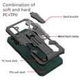 thumbnail image 3 of Dteck Belt Clip Holster Kickstand Case for Samsung Galaxy A13 5G, Shockproof Rugged Hybrid Soft Rubber TPU + Hard PC Back Protective Cover,Darkgreen, 3 of 7