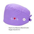 thumbnail image 5 of Paquete De 4 Gorros De Trabajo Para Enfermera, Servicio Prolongado, Color Puro, Botón Pulido Opaco, Gorros De Trabajo Multifuncionales Unisex, Uniformes De Trabajo Minnieouse AP008643-10, 5 of 5