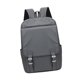 thumbnail image 5 of Mochila para ordenador portátil, mochila de viaje con cremallera a la moda para hombres, para mochilero en la calle Gris, 5 of 9