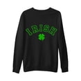 thumbnail image 4 of Charella Sweatshirts for Women St Patricks Day Decorations Long Sleeve Crewneck Tops 2024 Trendy T-shirt,Black,XS, 4 of 5