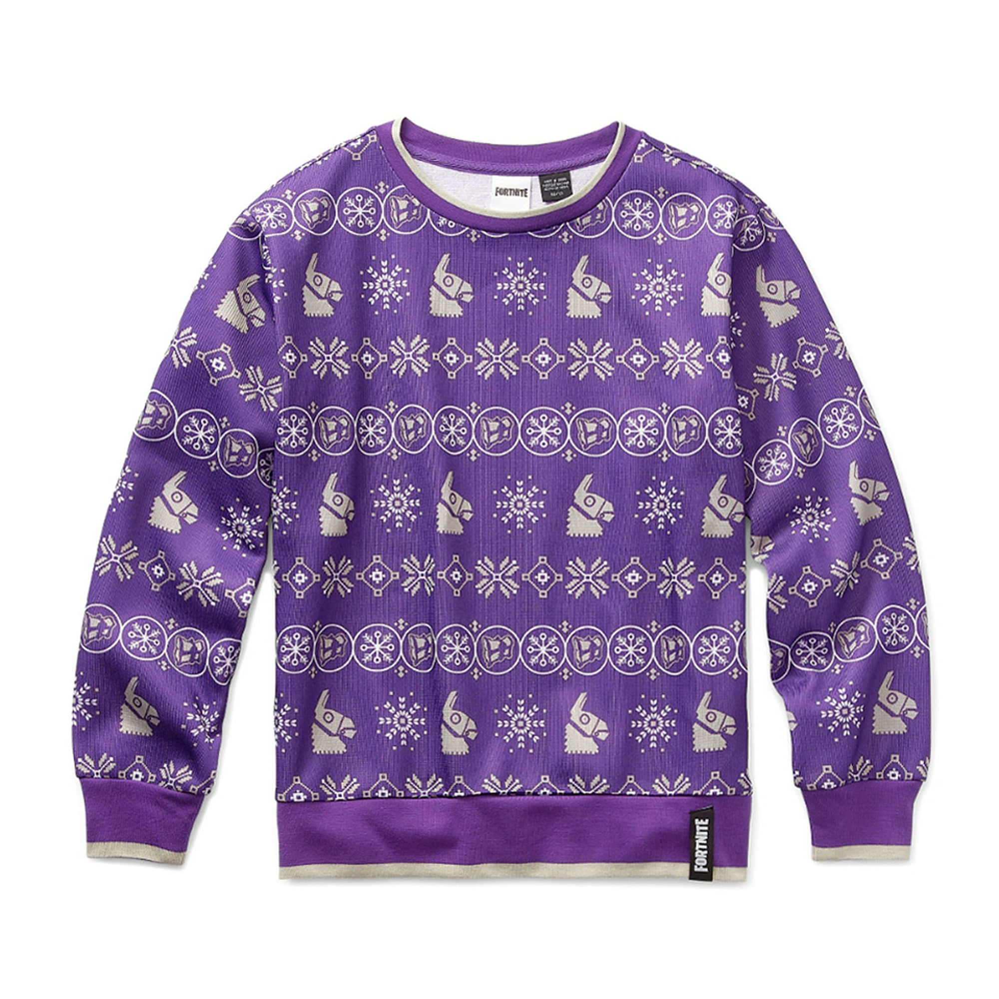 Purple christmas sweater discount