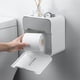 thumbnail image 5 of Caja de pañuelos creativa Simple, sin perforaciones, resistente al agua, rollo de papel, almacenamiento, caja de papel higiénico, caja de papel creativa para el hogar montada en la pared MFZFUKR CPB-US-WZY126-1, 5 of 5
