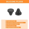 thumbnail image 4 of 26 Pack Silicone Hole Plug, White Rubber Round Hole Plugs Fit for Bottle Pipes 5mm Inner Diameter, 4 of 6