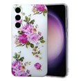 thumbnail image 1 of For Samsung Galaxy S24+ 5G Colored Drawing Pattern TPU Phone Case(Rose Flower),iPhone 16 Pro, 1 of 5