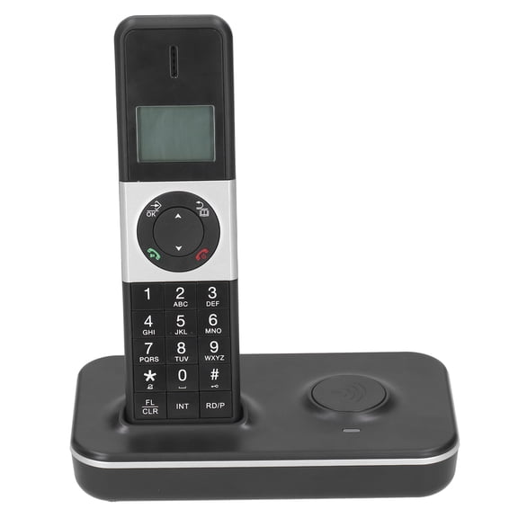 Ccdes Gupbes D1002 Cordless Phone with Keyboard Lock Feature, Black