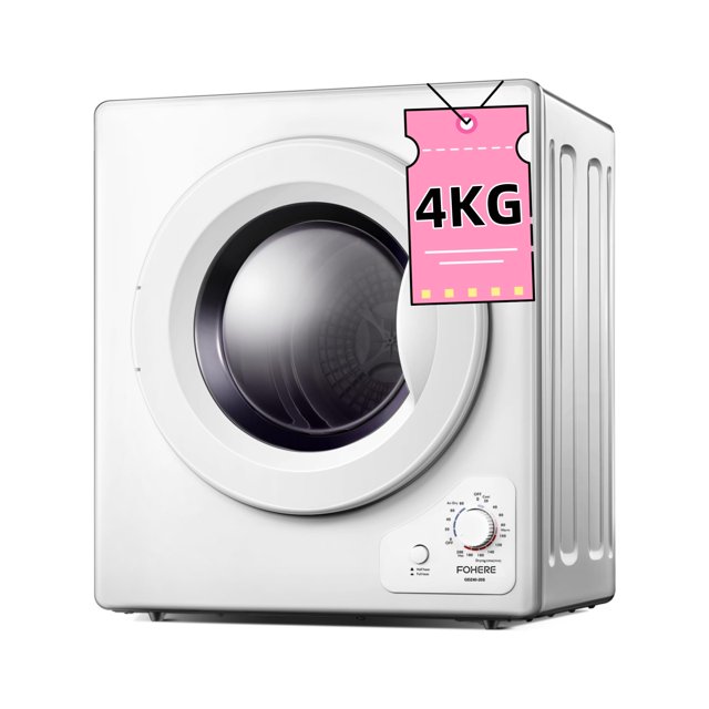 Secadora de ropa FOHERE Compact 2.9 pies cúbicos 1400 W 110 V blanca