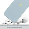 thumbnail image 6 of for iPhone 12 Case Cute Slim Shockproof Phone Case with Wireless Charging Support and Protection, Light Blue, 6 of 14