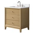 thumbnail image 5 of Vanity Art 30" Bathroom Vanity with Sink and Engineered Marble Top, Freestanding Storage Cabinet with 2 Drawers and 1 Flip Down Tray, 5 of 10