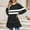 Black, variant on Abtuhar Women Long Sleeve Tops Print Round Neck Ruffled Detail Loose Full Length Soft Fabric Fall Shirts