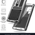 thumbnail image 5 of TECH CIRCLE for Samsung Galaxy S23 Plus Metal TPU Case with Kickstand & Built-in Camera & Screen Protector, Aluminum Metal Glass Shockproof Waterproof Military Heavy Duty Sturdy Cover,Silver, 5 of 9
