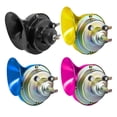 thumbnail image 4 of 12V Super Loud Train Horn for Cars, Trucks, Motorcycles, SUVs - Waterproof Snail Air Horn with Mounting Brackets, 510Hz High Pitch, 4 of 7