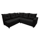 thumbnail image 1 of Sala Esquinera El Bazar Store Loki Negro 200x215 cm Tela Lino Nacional Modular, 1 of 5