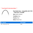 thumbnail image 2 of Rear Brake Hose - Compatible with 1953 - 1960 Ford F-100 RWD - Dynamic Friction, 2 of 2