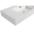 thumbnail image 2 of 35.43 - inch Deep Resin Sink | Perfect for Bathroom Use | Combines Durability with Style, 2 of 6