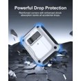 thumbnail image 6 of Comvin for Apple AirPods Pro 3 Case Cover, Magnetic Automatic Secure Lock with Phone Stand & Cleaning Kit, Full Shockproof Case for Airpods Pro 3rd Generation 2025 Compatible with Magsafe, 6 of 8