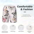 thumbnail image 5 of Lsque Mens Swim Trunks Beautiful Butterfly Pattern - Bathing Suit Compression Liner - Beach Swim Shorts Swimwear - (S-3XL) - Stretch Quick Dry -Medium, 5 of 9