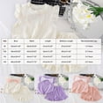 thumbnail image 3 of KPOPLK Toddler Baby Girl Clothes 1t 2t 3t 4t 5t Fly Sleeve Dress Tshirt Shorts Set Summer Casual Outfits Size 1-2 Years,Pink, 3 of 5
