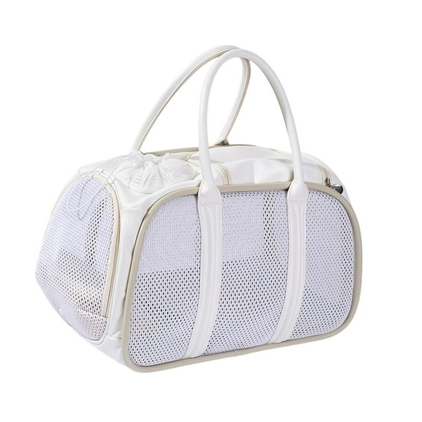 Bolsa de viaje para mascotas, bolsa transportadora para gatos, cómoda, transpirable, para exteriores, suministros para mascotas, bolsa transportadora para cachorros, perros 44x23x28cm