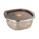 thumbnail image 1 of Recipiente de acero inoxidable para almacenar alimentos con tapa hermética, a prueba de fugas, reutilizable, 2500 ml, 1 of 9