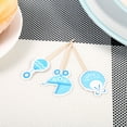 thumbnail image 3 of YUMILI Cupcake Topper, 18PCs Kids Birthday Cute Cupcake Toppers Baby Shower Cake Decorations(Blue), 3 of 6