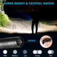 thumbnail image 2 of Linterna Staaricc LED de alta luminosidad, 5 modos, impermeable, paquete de 6 unidades, 2 of 7