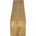 thumbnail image 4 of Ekena Millwork 6"H x 8"D x 60"W Sandblasted Faux Wood Fireplace Mantel, Natural Pine, 4 of 17