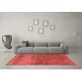thumbnail image 3 of Ahgly Company Indoor Round Persian Red Traditional Area Rugs, 3' Round, 3 of 4