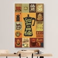 thumbnail image 3 of wall26 Canvas Wall Art - Vintage Style Coffee Elements - Giclee Print Gallery Wrap Modern Home Art Ready to Hang - 32x48 inches, 3 of 5