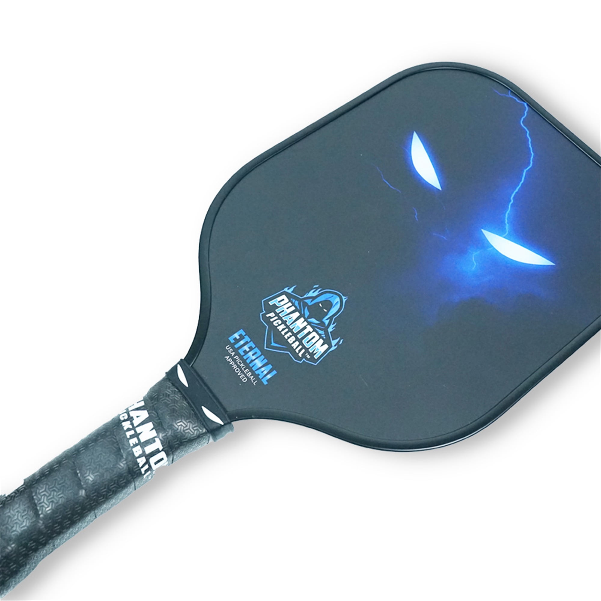 Phantom Eternal (Blue) 14mm T700 Carbon Fiber Pickleball Paddle with Cover