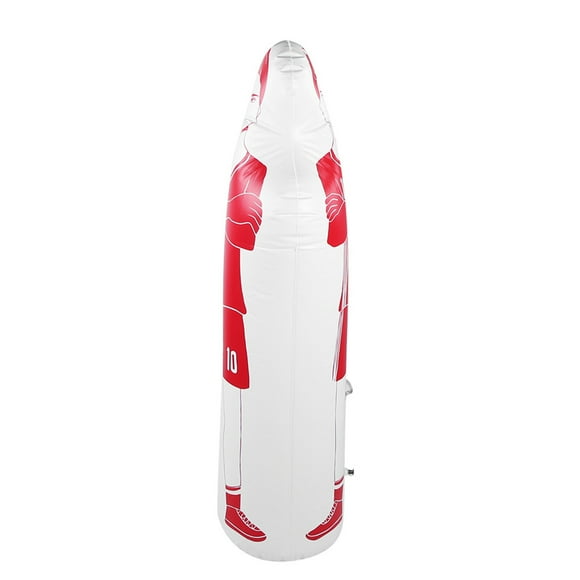 Inflatable Football Training, Tumbler Soccer Football Training Dummy Campus Inflatable Wall 0.35m PVC Boxing Punching Bag 40x160cmBlue