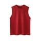 thumbnail image 1 of Camiseta sin mangas con cuello en V para hombre, de punto, con rayas verticales, para fitness, deportes, ocio, ajustada, con cuello en I y hombros anchos., 1 of 5