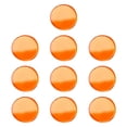 thumbnail image 1 of 10 piezas de almohadillas de punta de taco de billar, almohadillas de férula, pieza de reparación, accesorio de billar portátil, repuesto para barra naranja, 1 of 8