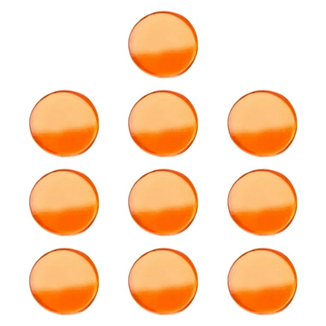 jinwen 10x Embouts de Queue de Billard Accessoires de Queue de Billard Pièce de Réparation Embouts de Remplacement pour Bar Salle de Jeux orange