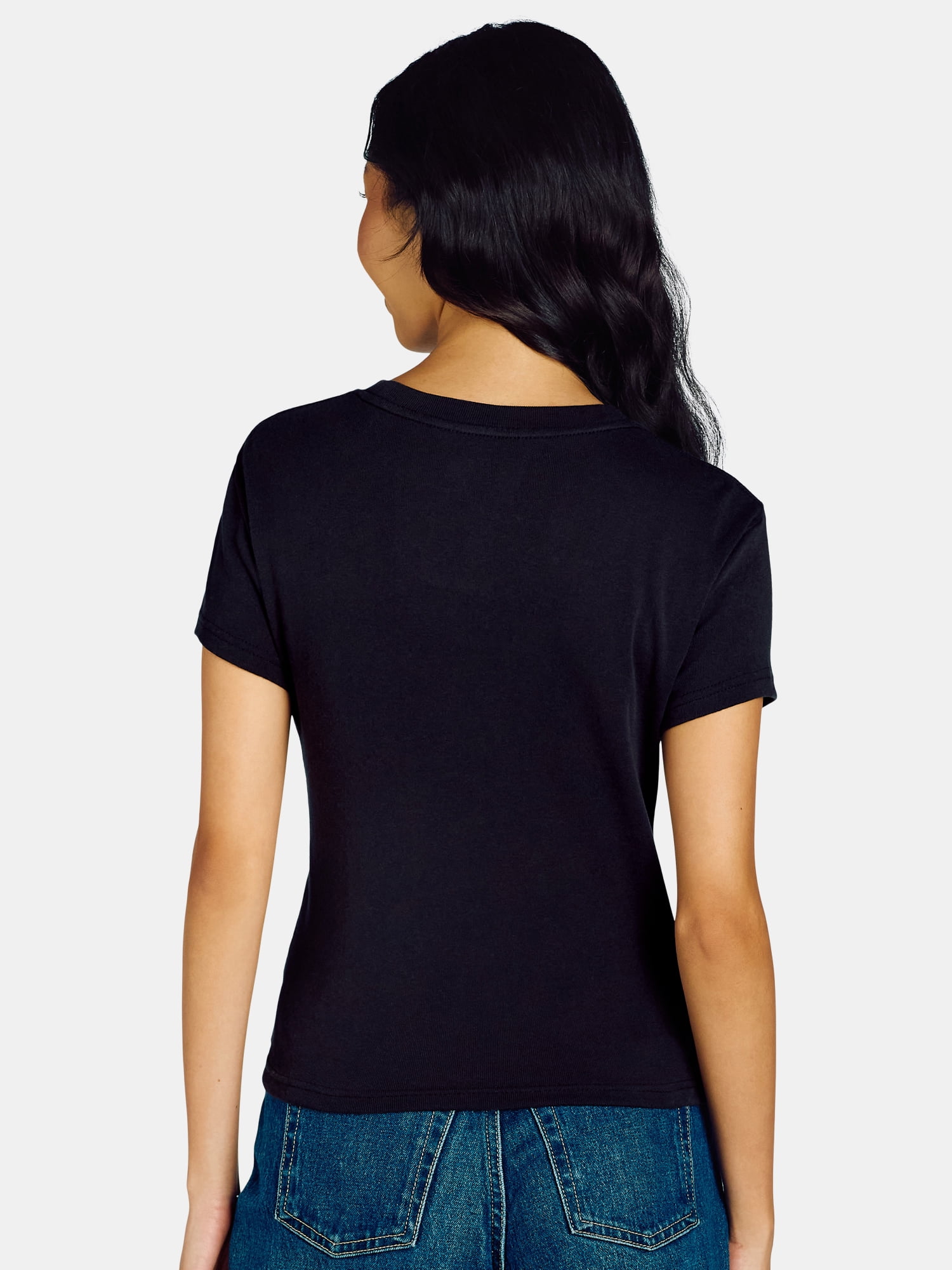 My Melody and Kuromi Women’s Cotton Graphic Tee with Short Sleeves, Sizes XS-XL