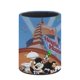 thumbnail image 3 of Disney's House of Mouse-theme Cylinder Pen Holder Pencil Organizer with Flannel Lining PVC Leather Material Cardboard Base for study work 10*8CM, 3 of 6