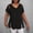 Black, variant on pstuiky Women'S Tops Casual Short Sleeve Solid Color Women'S Clothing Business Casual Loose Fit V-Neck Basic Tshirts Work Blouses for Women