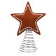 thumbnail image 1 of Adorno navideño de fieltro para la copa del árbol Adorno de estrella para la copa del árbol de Navidad, 1 of 6