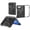 Black, variant on for iPhone Duo Case Compatible with MagSafe, Built-in Crystal Clear Screen Protector [Double Hinge Protection with Pen Holder + Stylus] Hard PC Shockproof Phone Cover, Gold