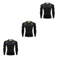thumbnail image 1 of Guardurnaity Ropa interior térmica para hombre Medias de secado rápido Esquí Correr Ropa de compresión de manga larga Ropa deportiva Fitness Type1 NO1, 1 of 6
