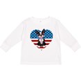 thumbnail image 3 of Inktastic Boston Terrier Dog US Flag July 4th Boys or Girls Long Sleeve Toddler T-Shirt, 3 of 5
