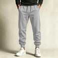 thumbnail image 2 of LWavelet Mens Sweatpants with Pockets Drawstring Elastic Waist Solid Color Jogger Pants Slim Fit Casual Long Pants Trousers, 2 of 6