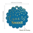 thumbnail image 6 of Inkdotpot Love Is Sweet Wedding Bottle Tag Real Gold Foil Favor Hang Tags 100 Pack, 6 of 7