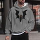 thumbnail image 1 of Sudadera con capucha de Halloween para hombre, informal, de moda, con cuello redondo, estampado, manga larga, blusa de poliéster, 1 of 5