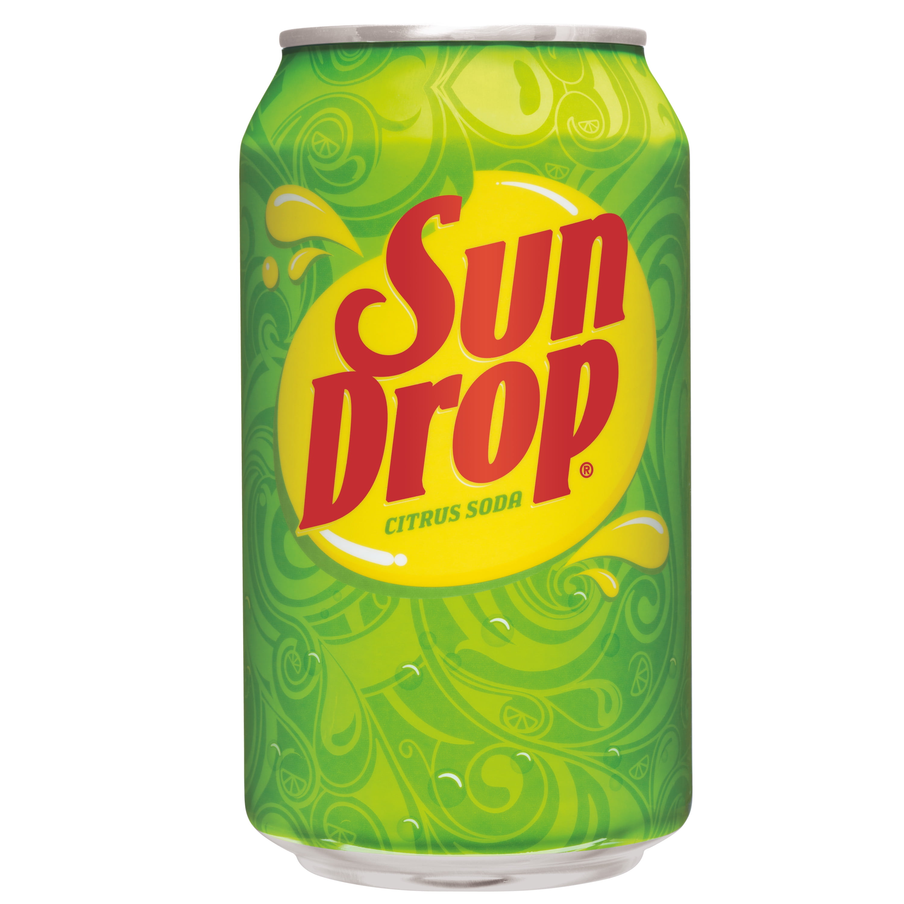 Sun Drop Citrus Soda Pop, 12 fl oz, 12 Pack Cans