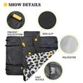 thumbnail image 5 of Pzuqiu Cow Print Dog Car Seat Cover Hammock Hard Bottom Pet Scratchproof Protection Against Dirt, Pet Fur with Dog Bandanas Hanging Car Trash Bag, 5 of 6