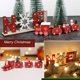 thumbnail image 3 of Adorno de Navidad de Madera ACTIVE Rojo 20 cm x 2,7 cm x 5 cm, 3 of 5